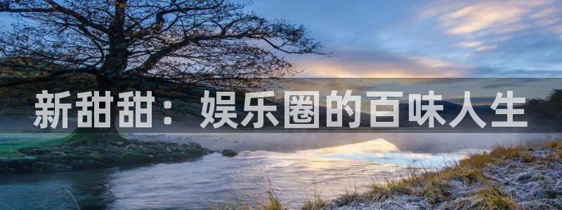 聚彩体育app下载：新甜甜：娱乐圈的百味人生